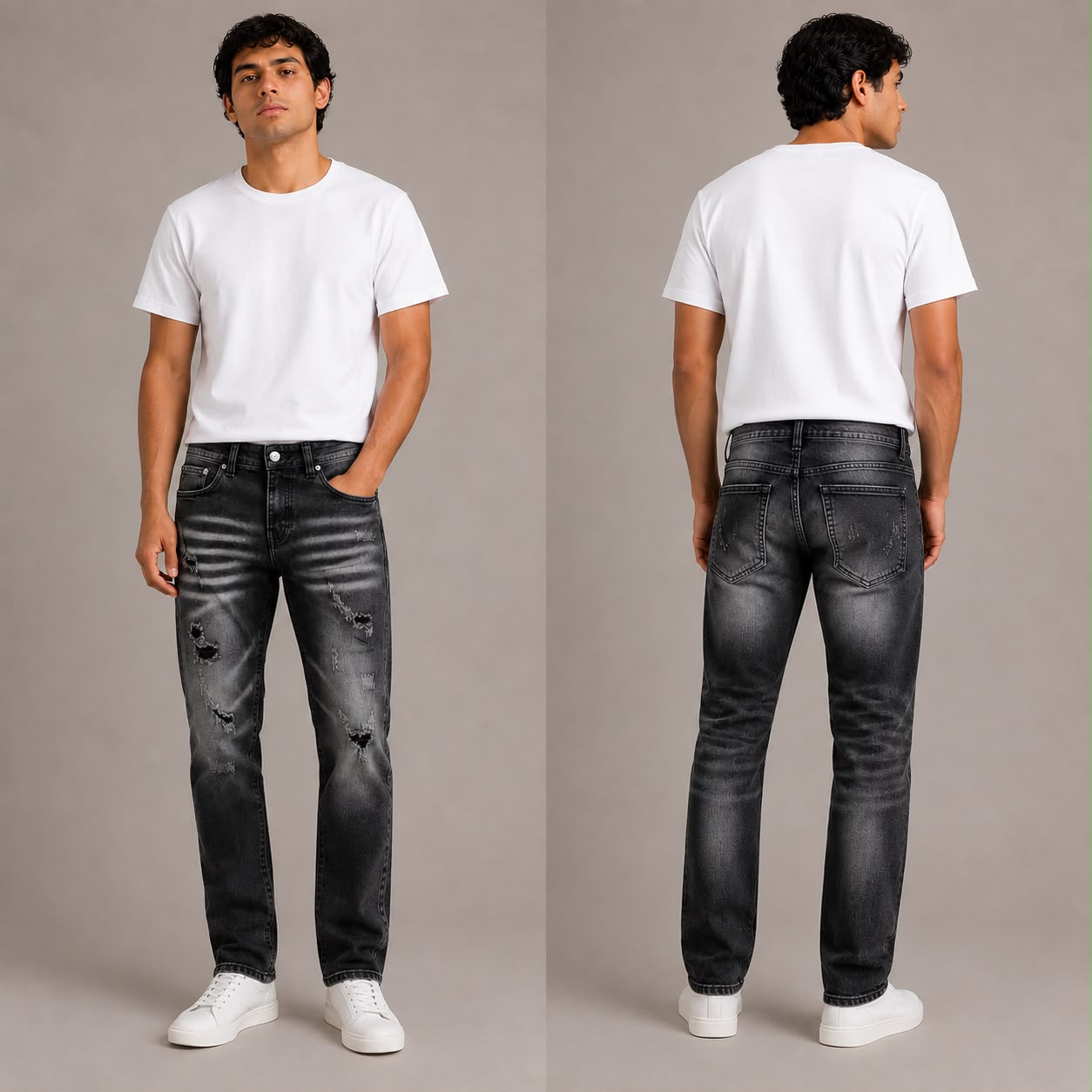 JEAN PURPLE DIFUMINADO GRIS