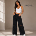 JEANS TIPO BAGGY EN NEGRO