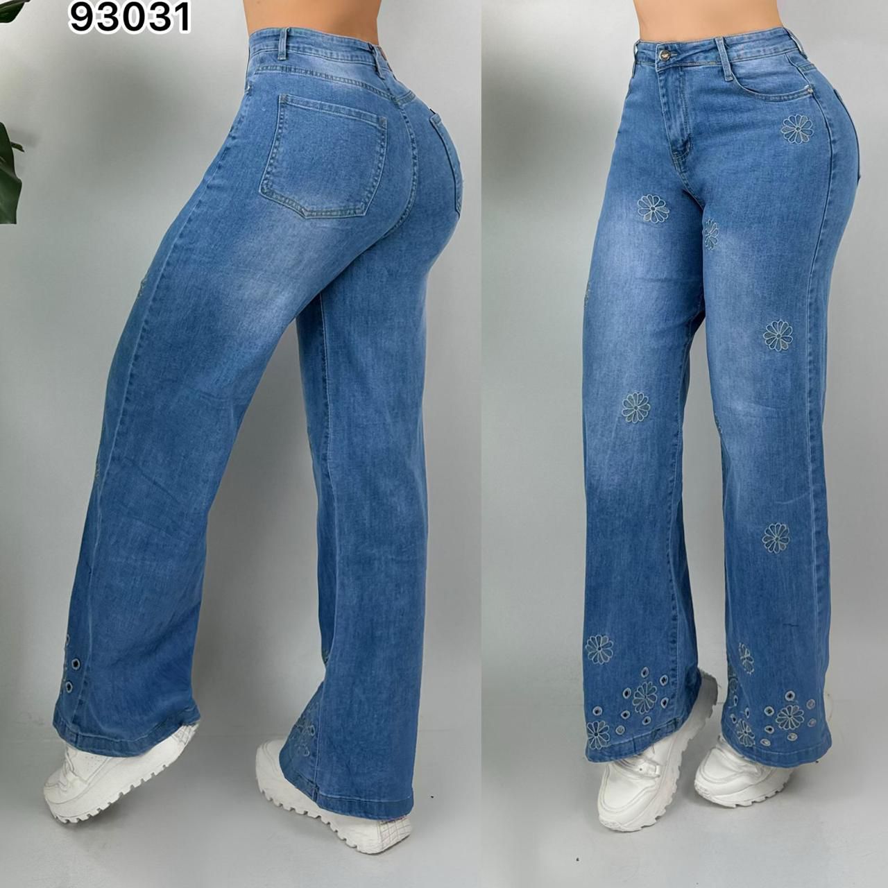 Jean con Bordados de Flores