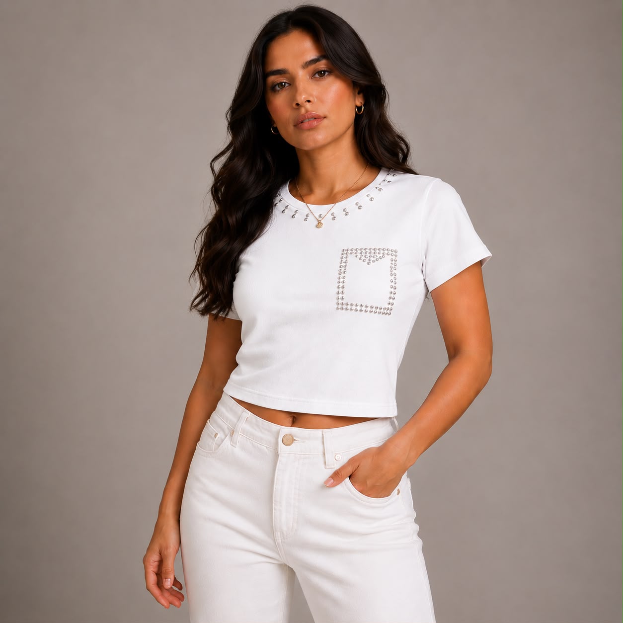 BLUSA DETALLES DE PIEDRERIA