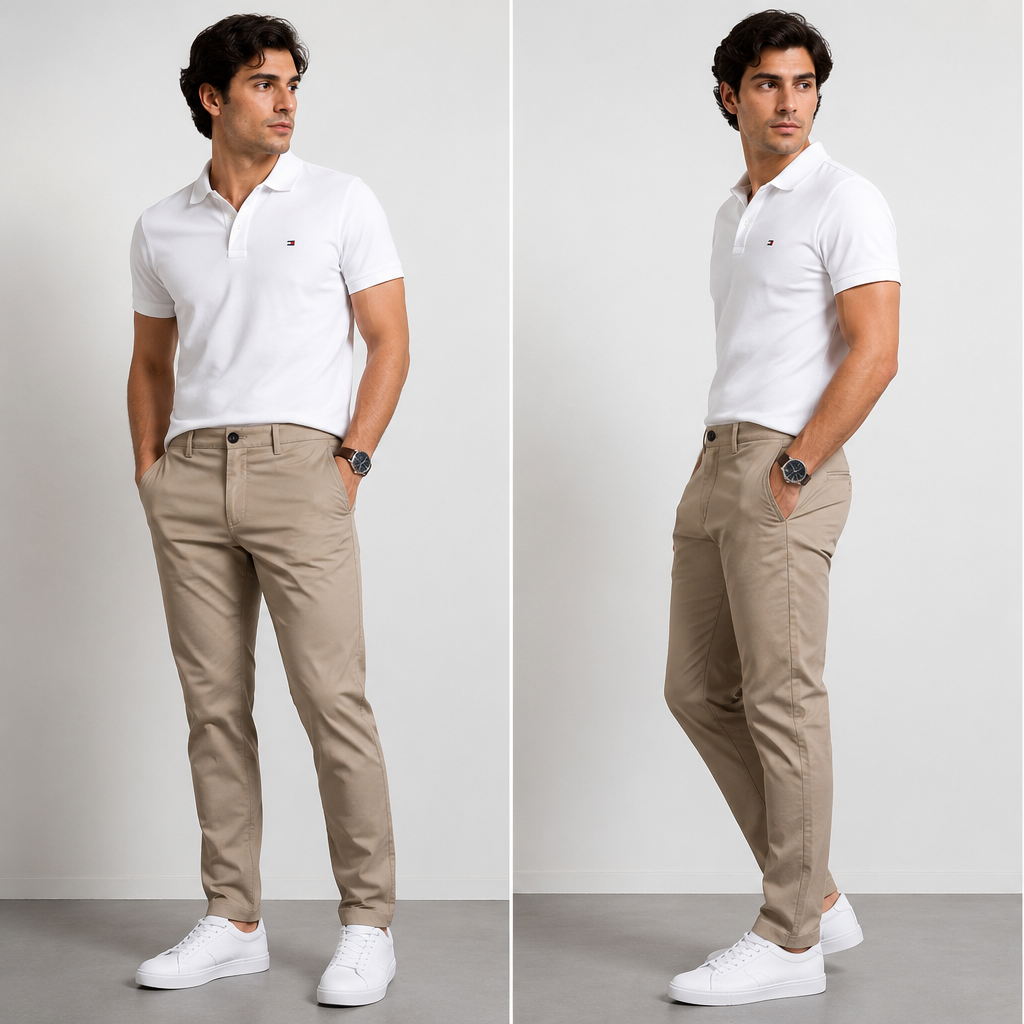 PANTALON DRIL CABALLERO TOMMY HILFIGER