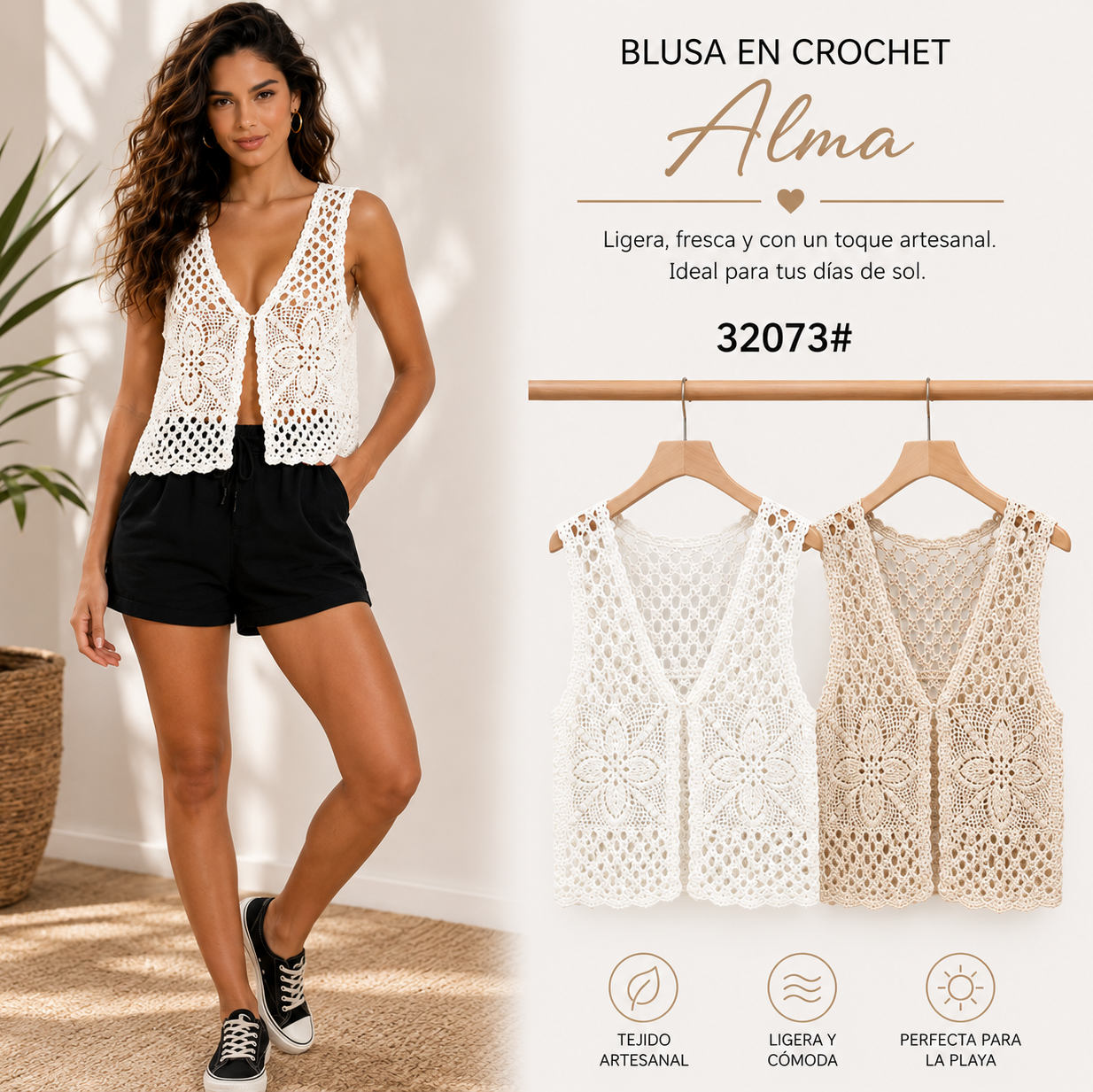 BLUSA EN CROCHET ALMA