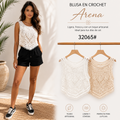 BLUSA EN CROCHET ARENA