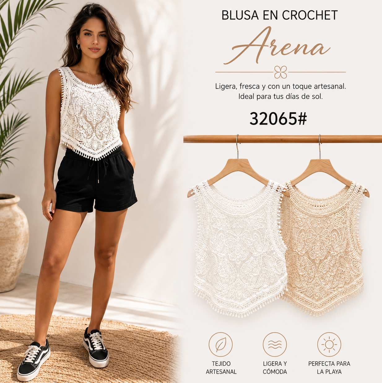 BLUSA EN CROCHET ARENA