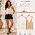 BLUSA EN ENCAJE CALISTA