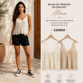 BLUSA DE TIRANTES CHOCHET ALMA