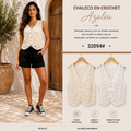 CHALECO EN CROCHET AZALEA