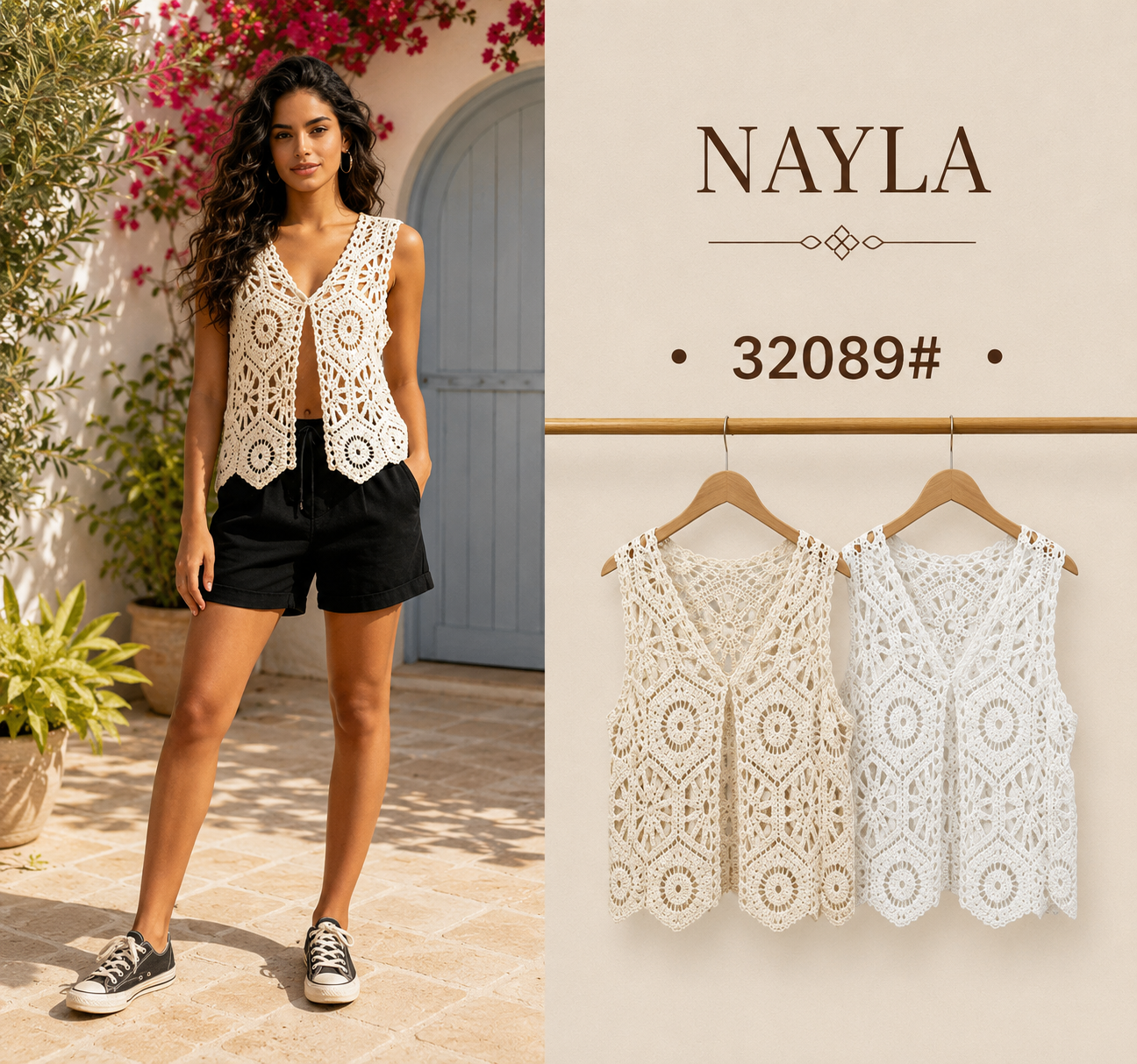 CHALECO CROCHET  NAYLA