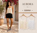 BLUSA DE TIRANTES CROCHET AURORA