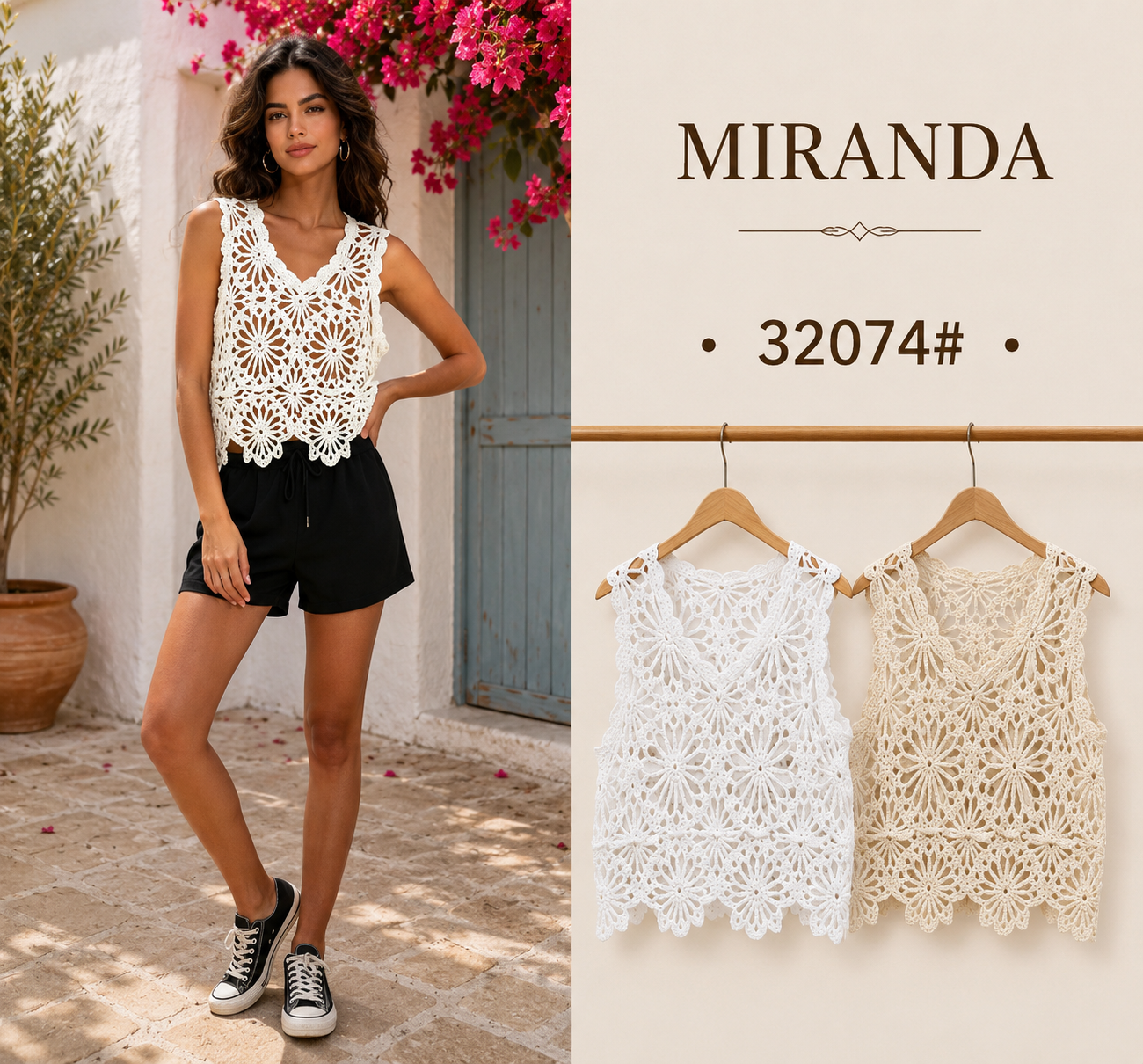 BLUSA EN CROCHET MIRANDA