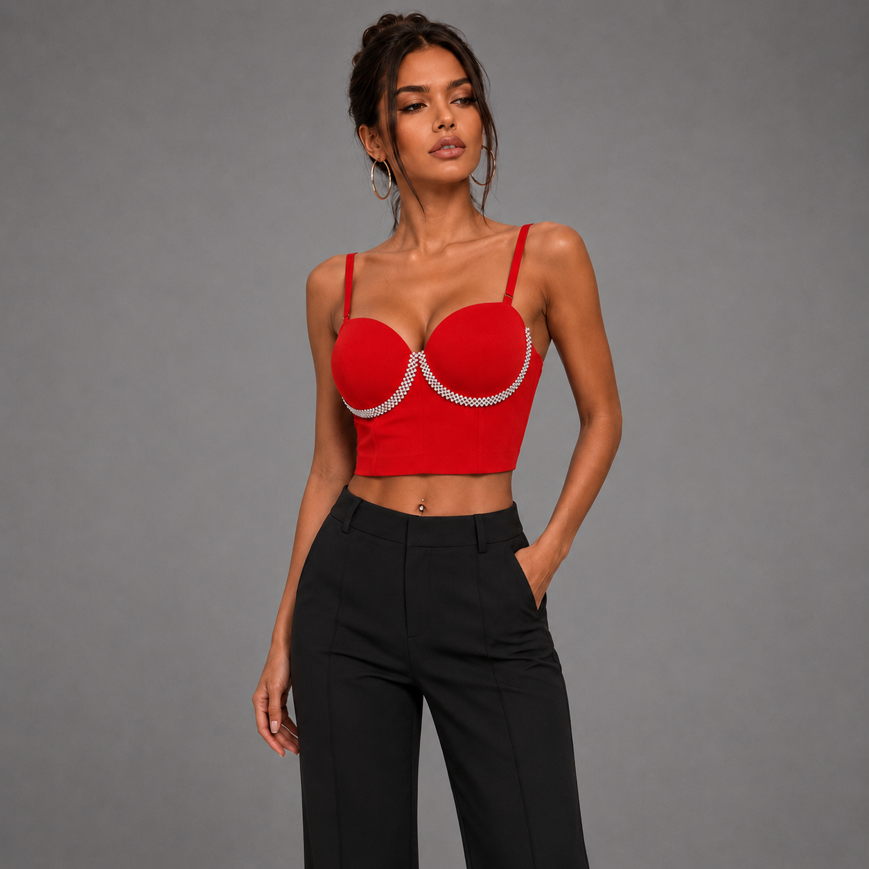 CORSET CON BRILLOS