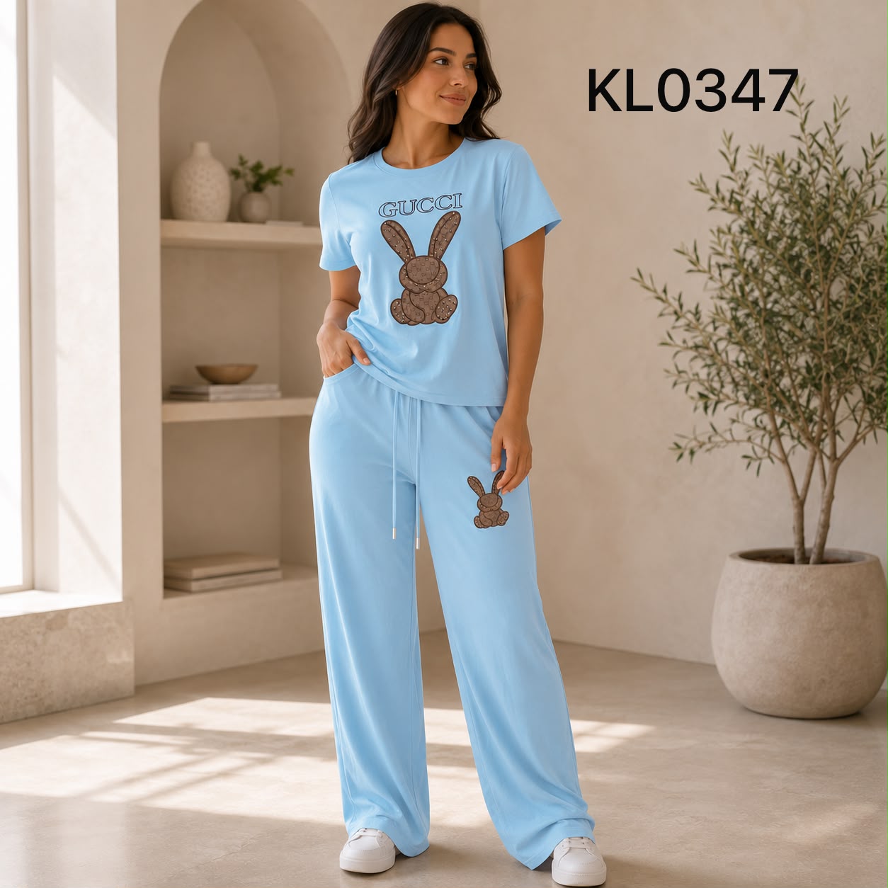 SET DOS PIEZAS CONEJO GUCCI