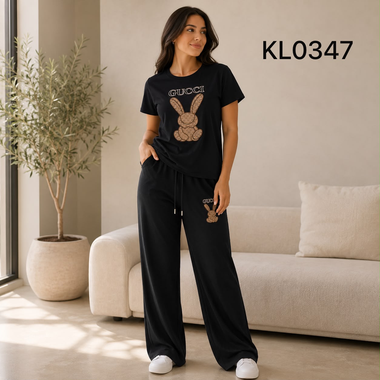 SET DOS PIEZAS CONEJO GUCCI