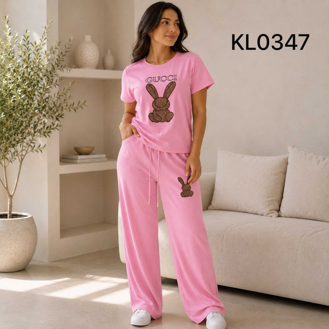 SET DOS PIEZAS CONEJO GUCCI