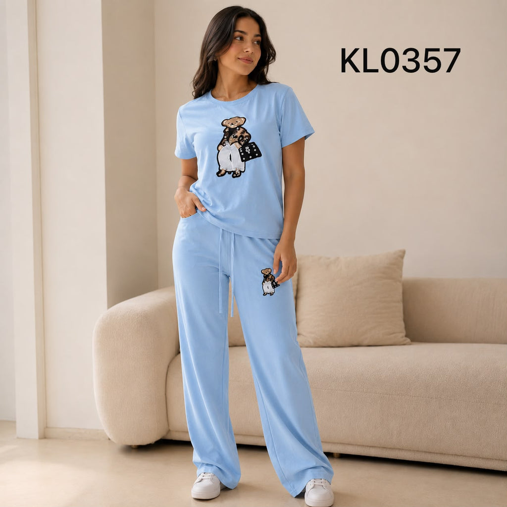 CONJUNTO DE OSO CON BRILLOS