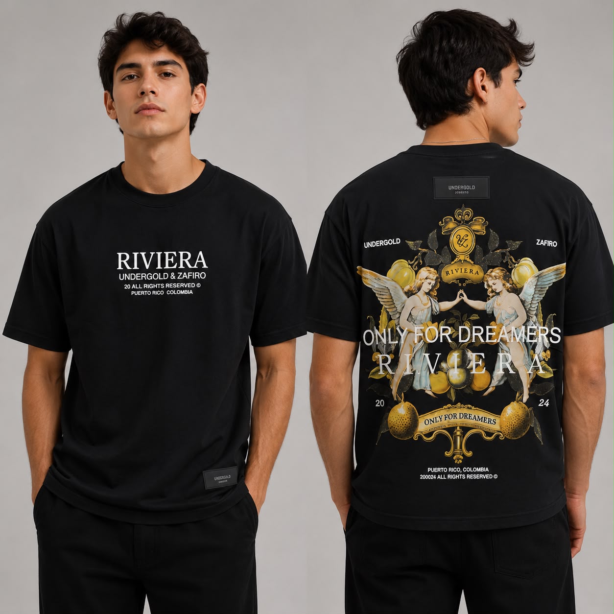 CAMISETA RIVIERA UNDERGOLD ZAFIRO