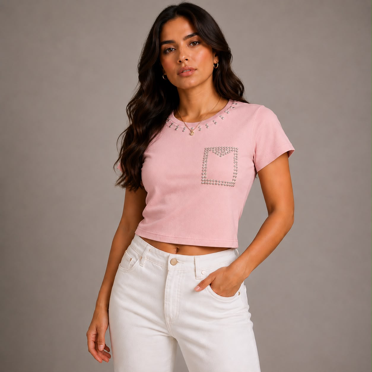 BLUSA DETALLES DE PIEDRERIA