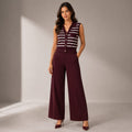 CONJUNTO EN HILO TIPO POLO DE LINEAS
