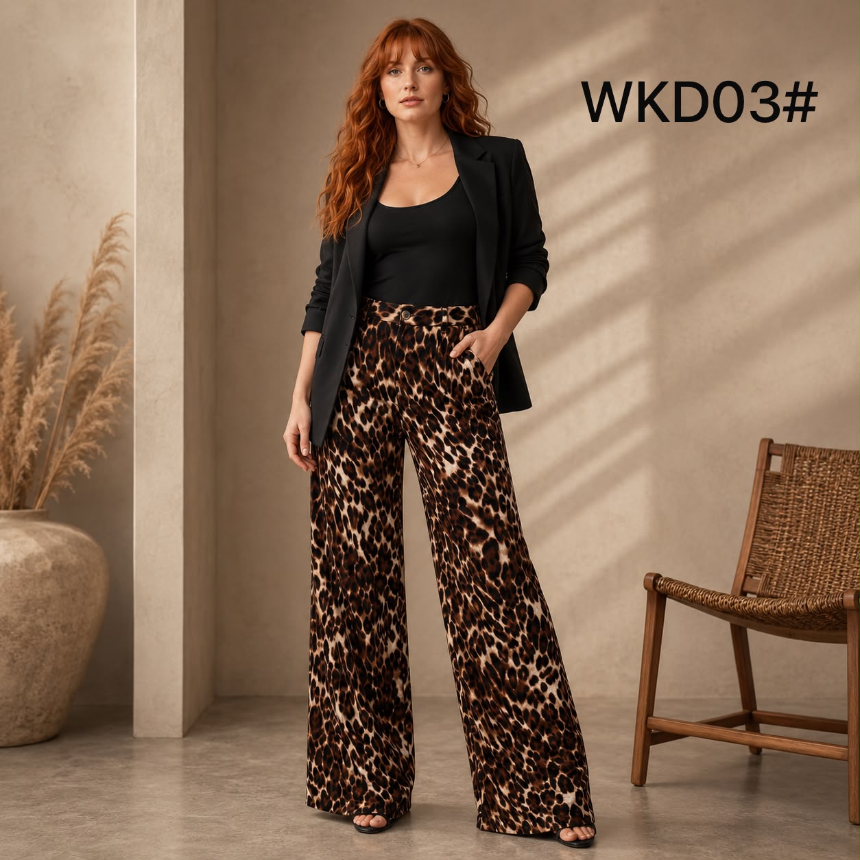 PANTALON ESTAMPADO ANIMAL PRINT