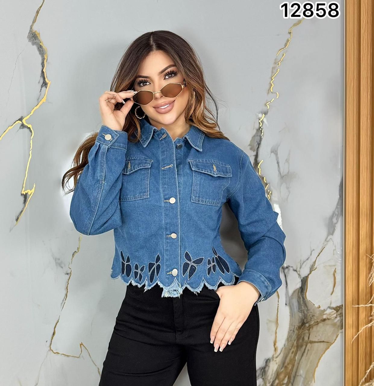 Chaqueta de Jean Flores