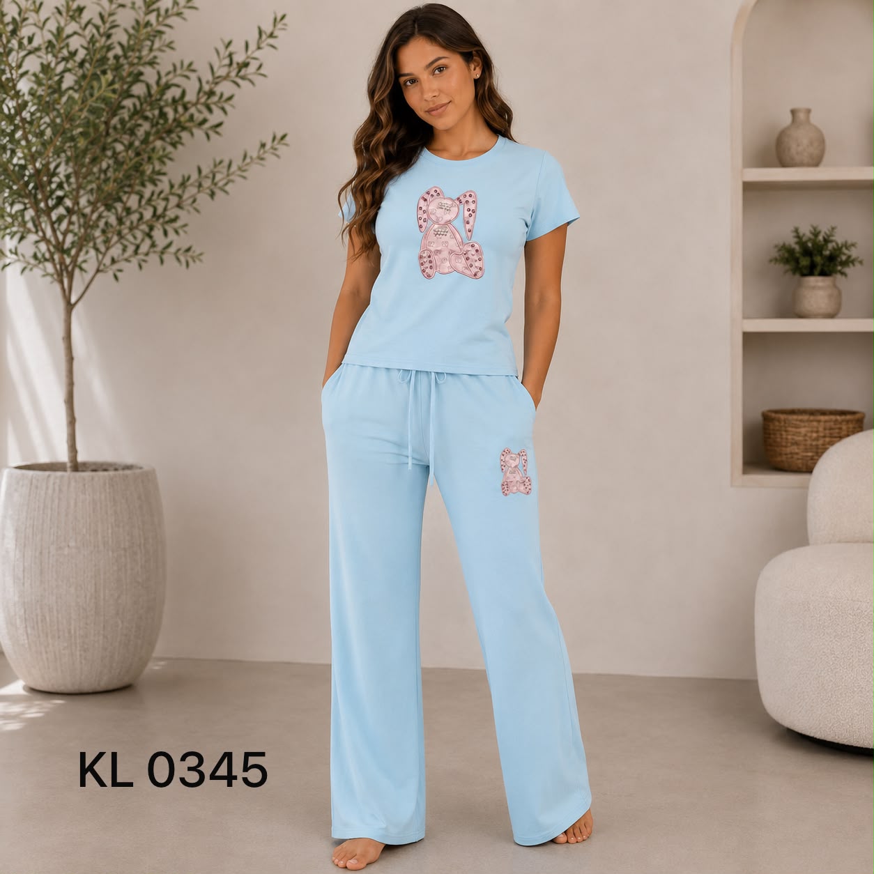 CONJUNTO DE GUCCI CONEJO CON PERLAS