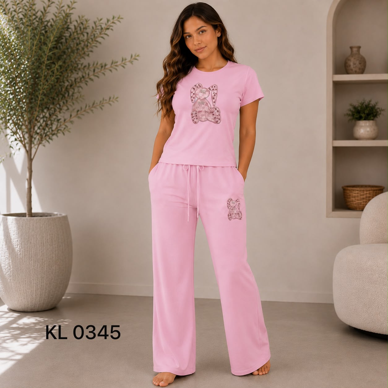 CONJUNTO DE GUCCI CONEJO CON PERLAS
