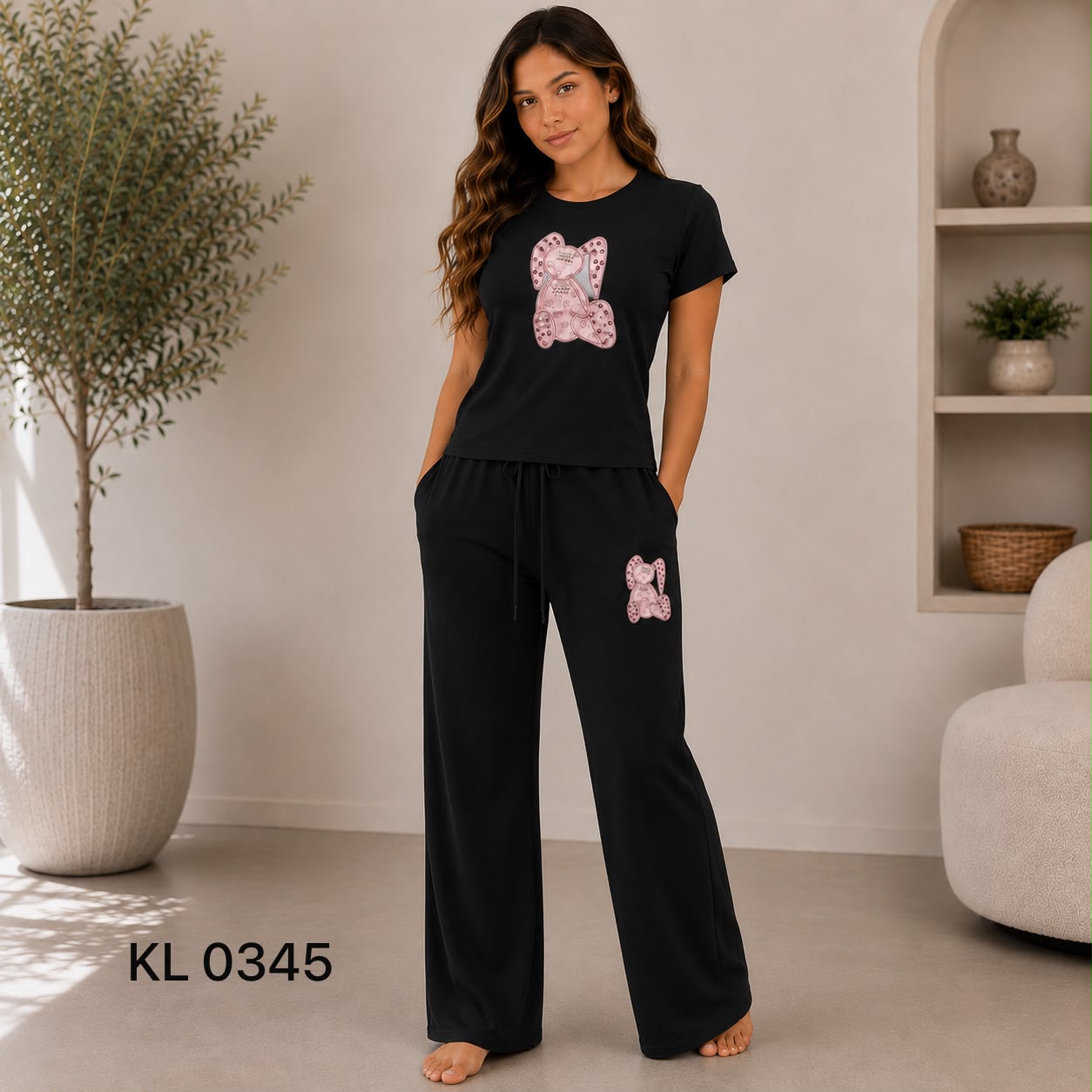 CONJUNTO DE GUCCI CONEJO CON PERLAS