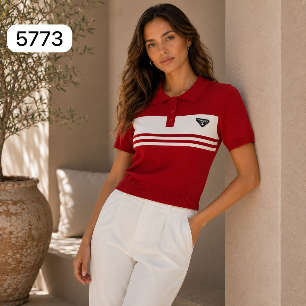 BLUSA PRADA TIPO POLO