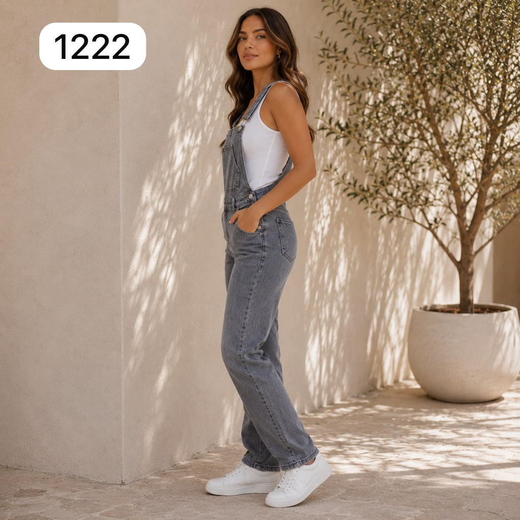 OVEROL EN JEAN TIPO SKINNY