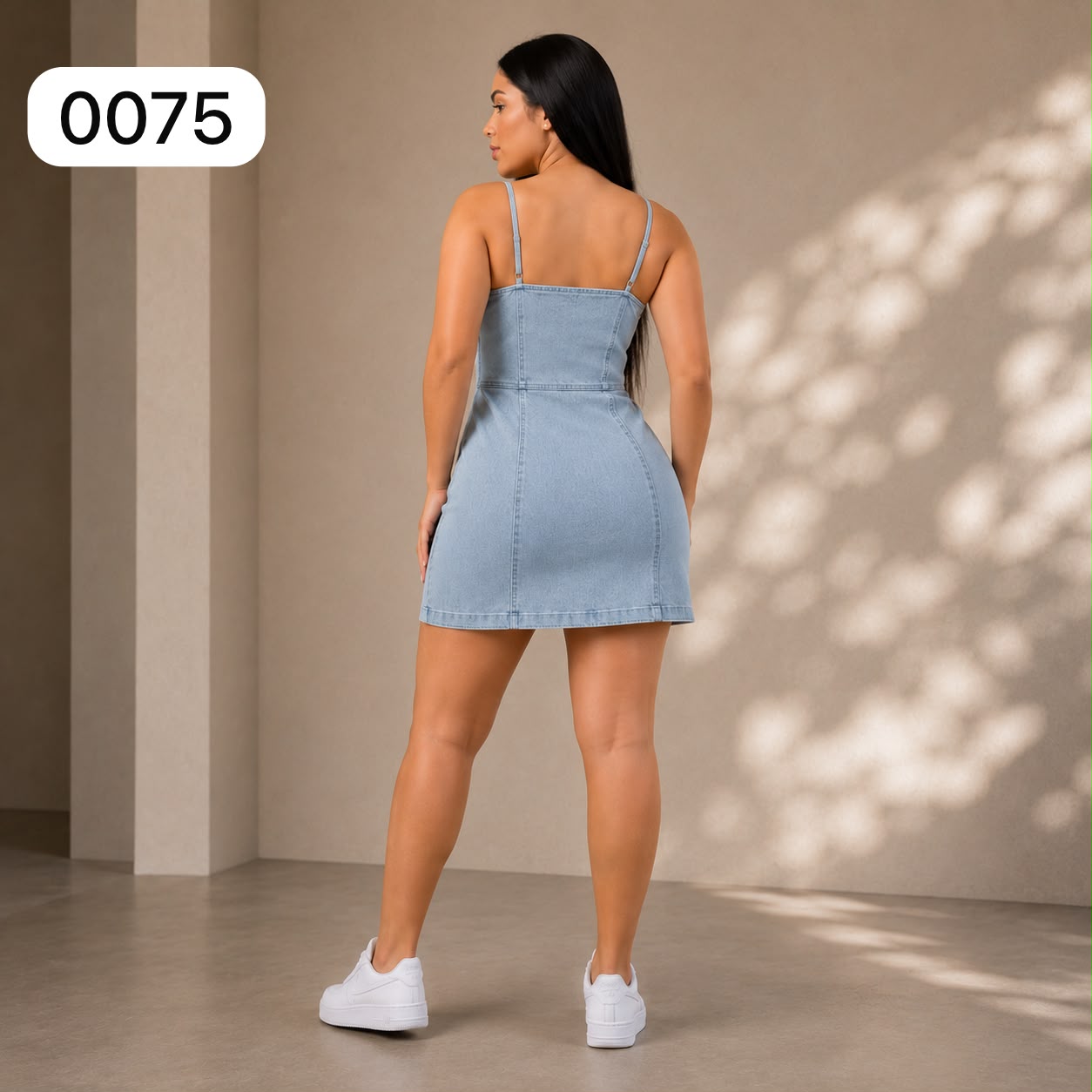 VESTIDO DE JEAN CON CIERRE
