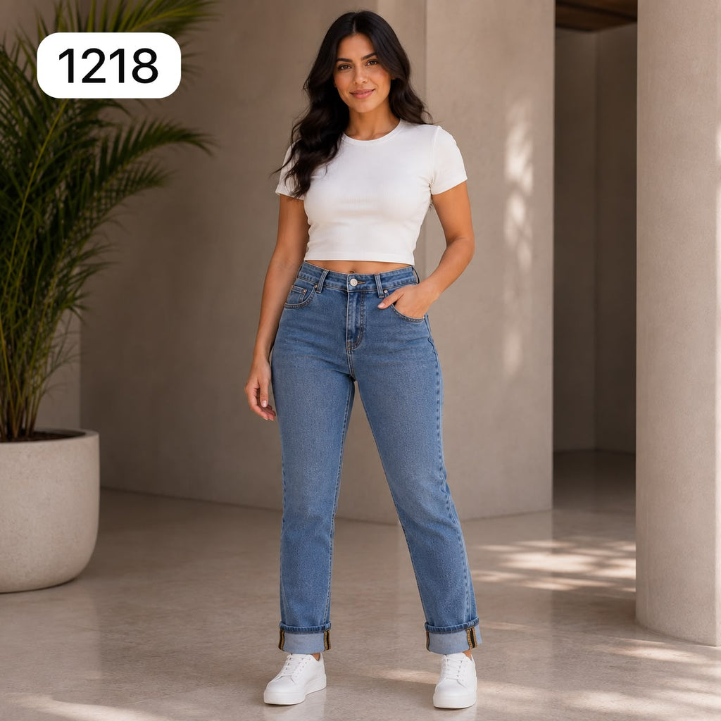 JEAN SKINNY AZUL OSCURO BASICO