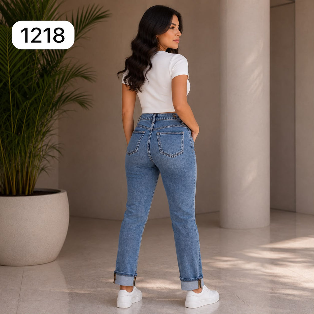 JEAN SKINNY AZUL OSCURO BASICO