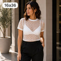 BLUSA TELA TIPO MAYA ESTAMPADO DE ROMBOS
