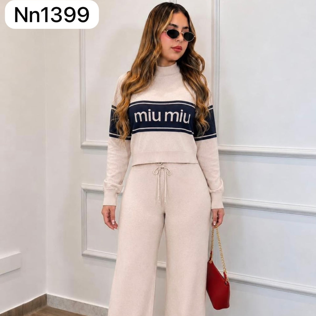 CONJUNTO EN HILO MIU MIU CUELLO TORTUGA