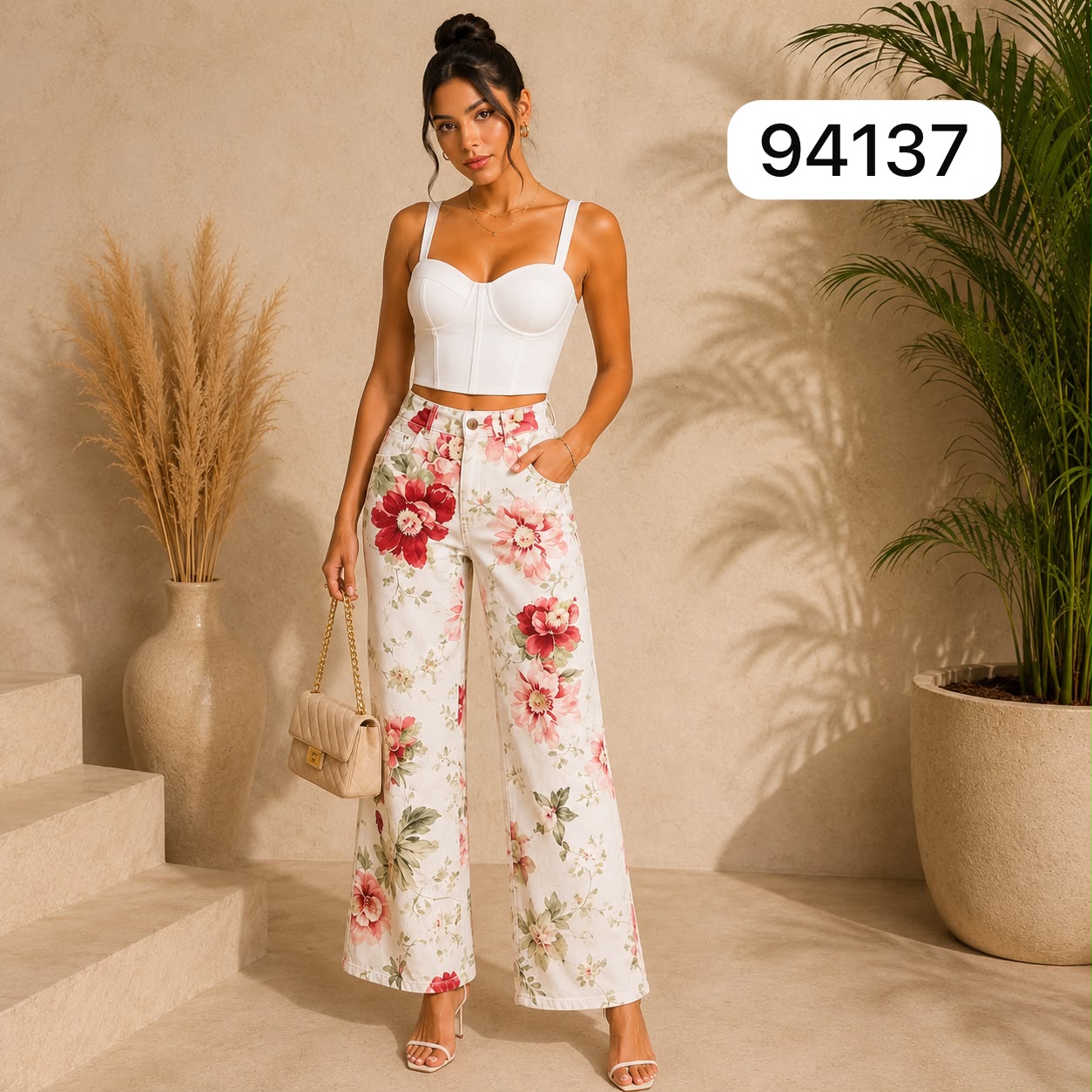PANTALON DE FLOR
