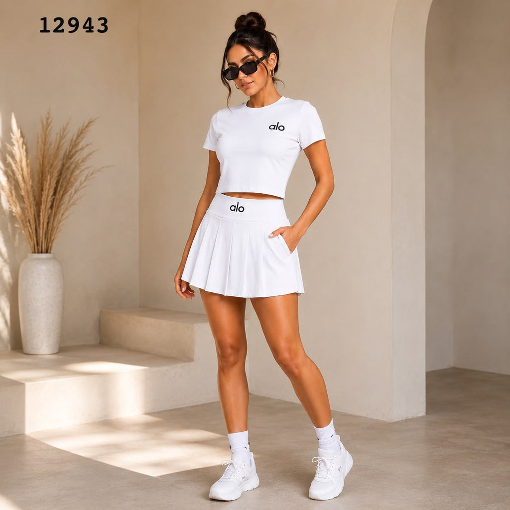 SET DEPORTIVO FALDA SHORT-ALO