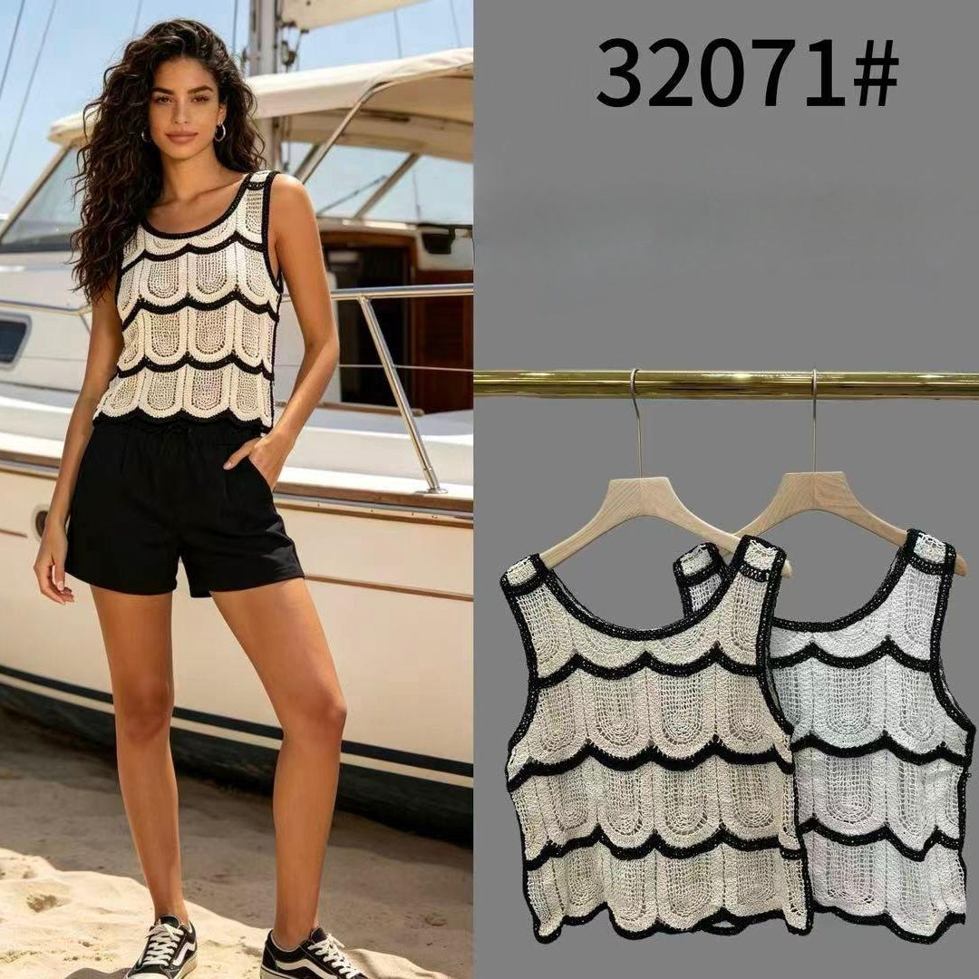 BLUSA EN CROCHET FLORAL